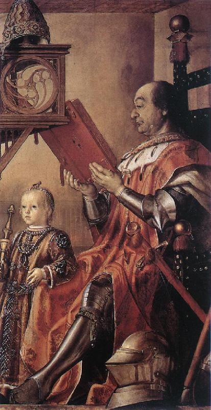 BERRUGUETE, Pedro Prince Federico da Montefeltro and his Son oil painting picture
